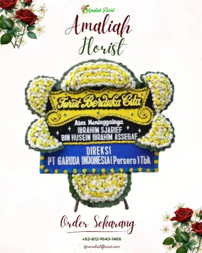 Papan Bunga Duka di Kiarapedes